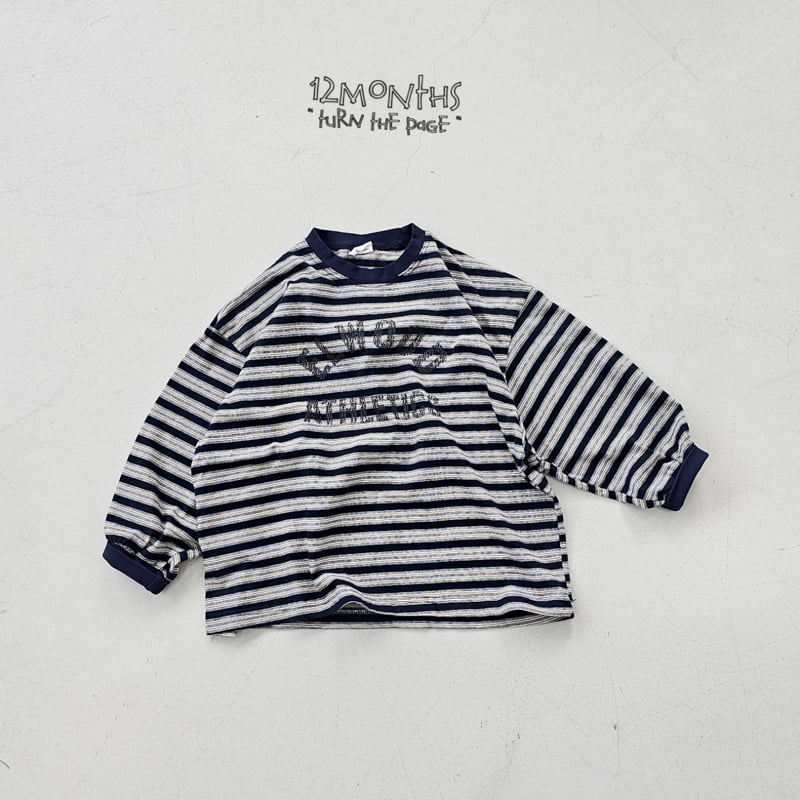 12 Month - Korean Women Fashion - #momslook - Wood Stripe Tee (Adult) - 3