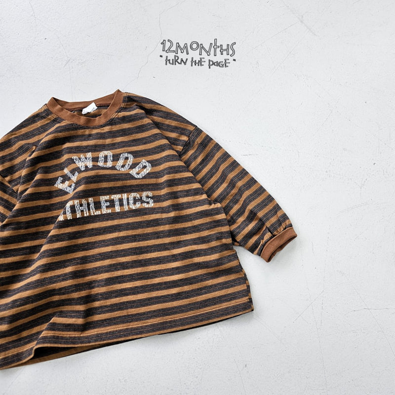 12 Month - Korean Women Fashion - #momslook - Wood Stripe Tee (Adult) - 7