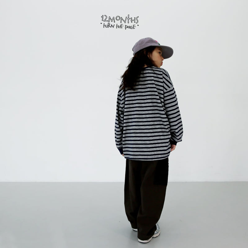 12 Month - Korean Women Fashion - #momslook - Wood Stripe Tee (Adult) - 9