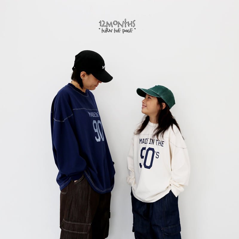 12 Month - Korean Women Fashion - #restrostyle - 90 Tee (Adult) - 9