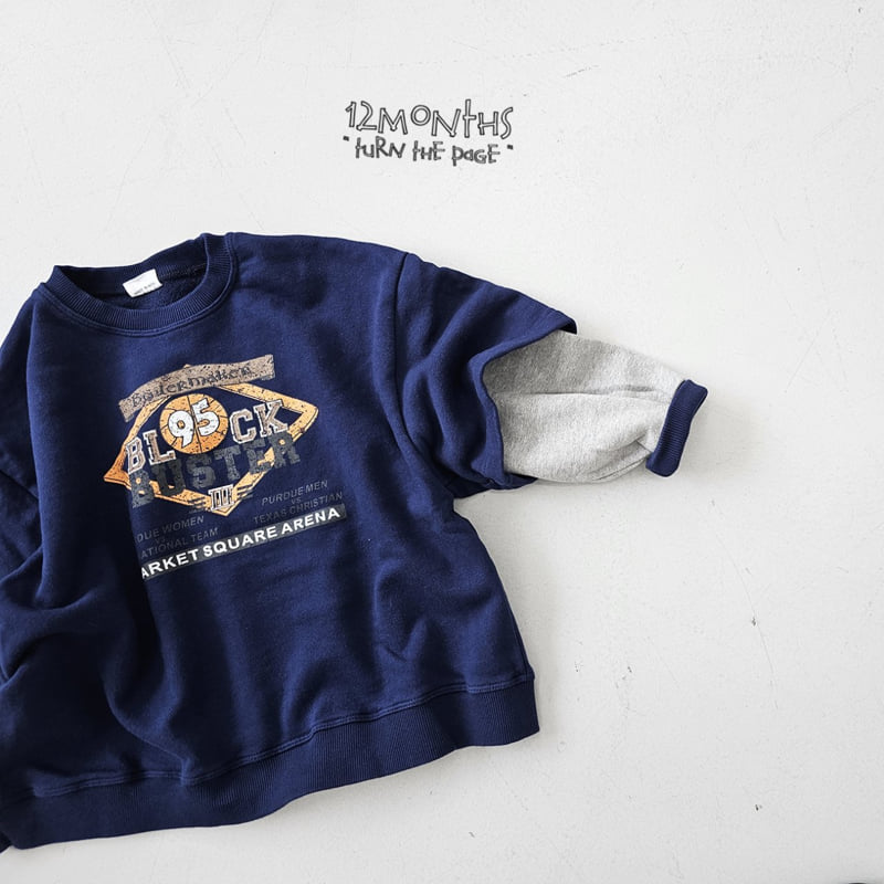 12 Month - Korean Women Fashion - #romanticstyle - Booster Sweatshirt (Adult) - 5