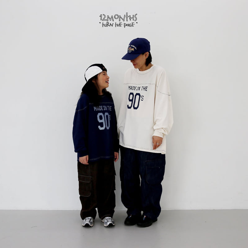 12 Month - Korean Women Fashion - #shopsmall - 90 Tee (Adult) - 11