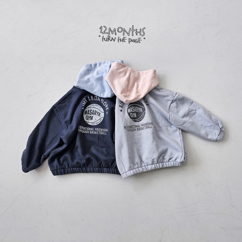 12 Month - Korean Women Fashion - #thatsdarling - Gym Hoodie (Adult) - 8