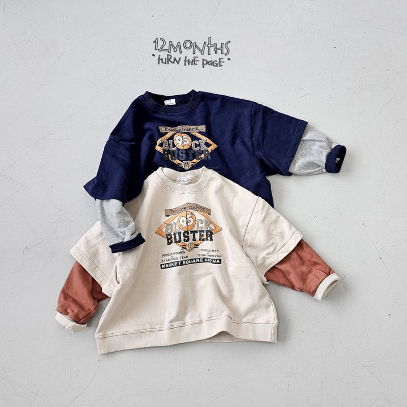 12 Month - Korean Women Fashion - #vintageinspired - Booster Sweatshirt (Adult)