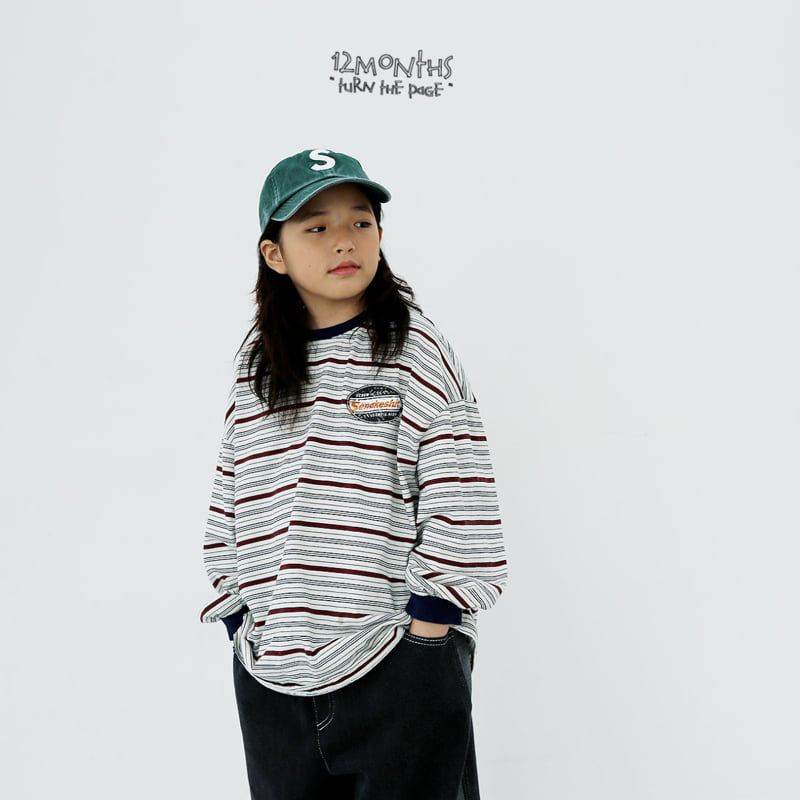 12 Month - Korean Women Fashion - #vintagekidsstyle - Sena Stripe Tee (Adult) - 6