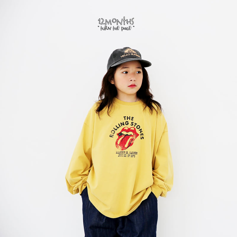 12 Month - Korean Women Fashion - #womensfashion - Rolling Tee (Adult) - 12