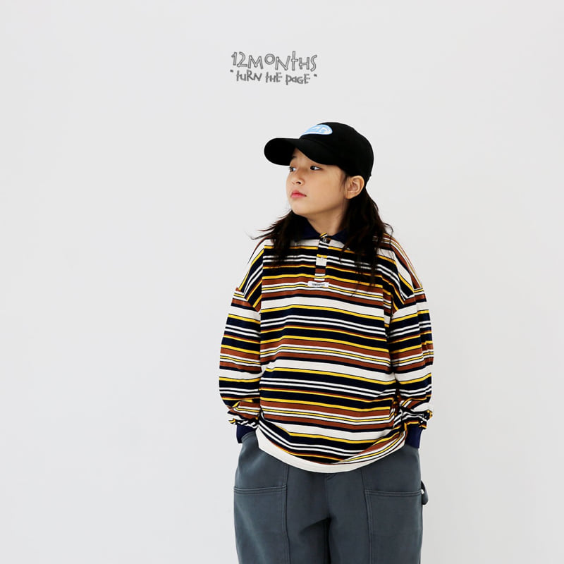 12 Month - Korean Women Fashion - #womensfashion - Point Collar Tee (Adult) - 11