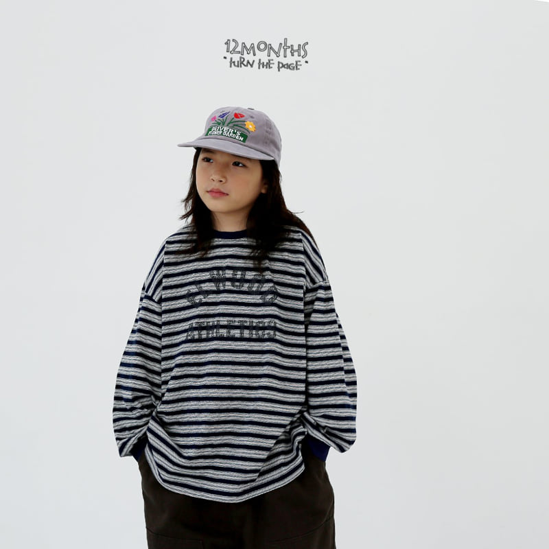 12 Month - Korean Women Fashion - #womensfashion - Wood Stripe Tee (Adult) - 12