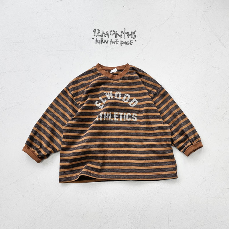 12 Month - Korean Women Fashion - #momslook - Wood Stripe Tee (Adult) - 4