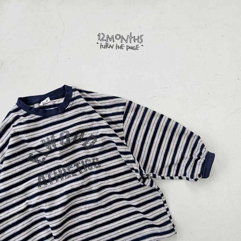 12 Month - Korean Women Fashion - #womensfashion - Wood Stripe Tee (Adult) - 8