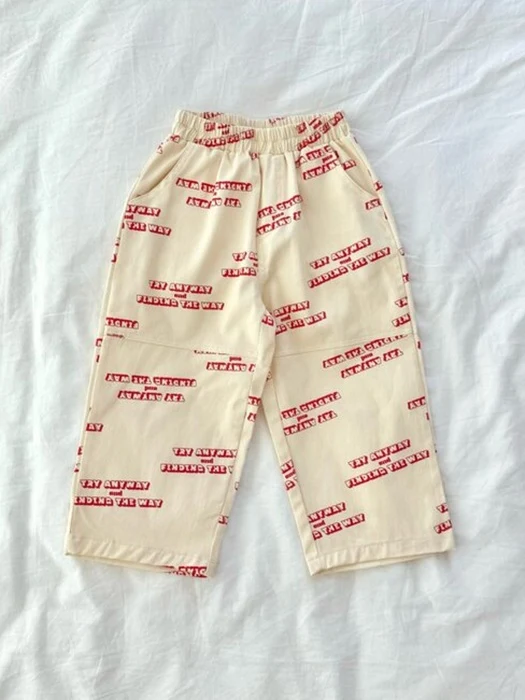 Lettering Pants Lettering Pants
