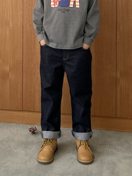 Tapered Denim Pants Tapered Denim Pants