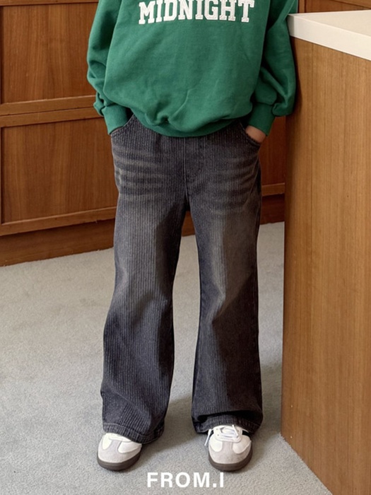 Corduroy Flare Denim Pants Corduroy Flare Denim Pants