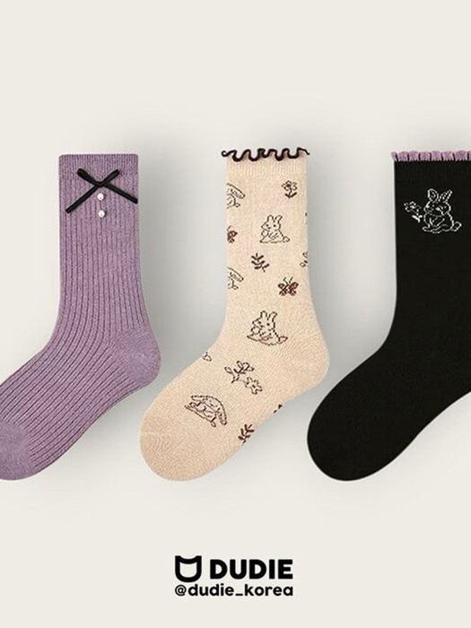 Flower Bunny Set (set of 3)