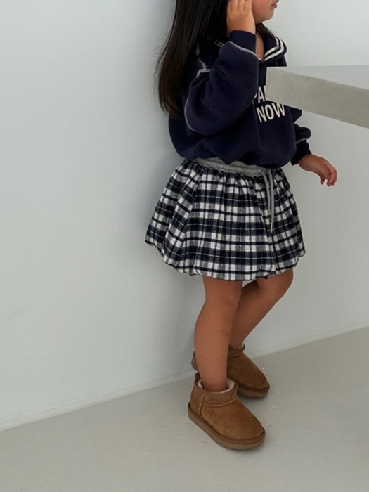 Check Pumpkin Skirt Check Pumpkin Skirt