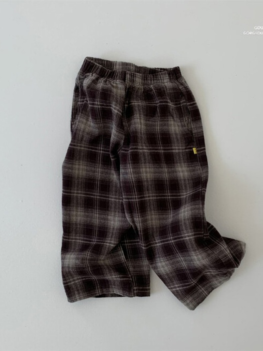 Check Autumn Pants