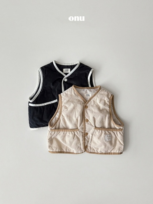 Peach Quilted Vest