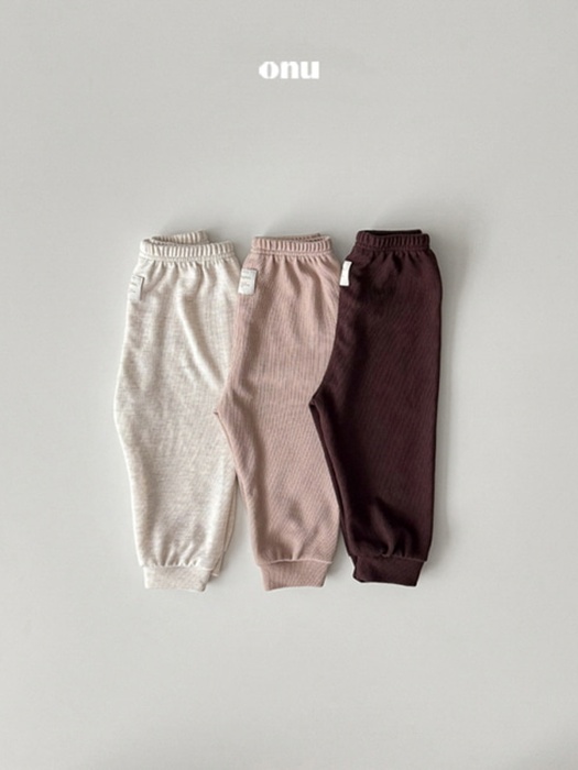 Ribbed Slim Pants