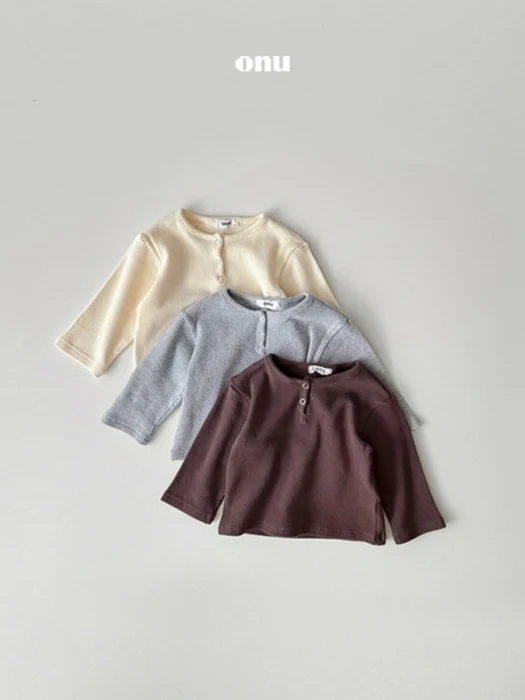 Waffle Button Tee