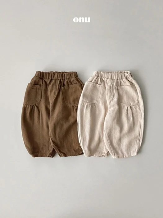Shirring Pocket Pants