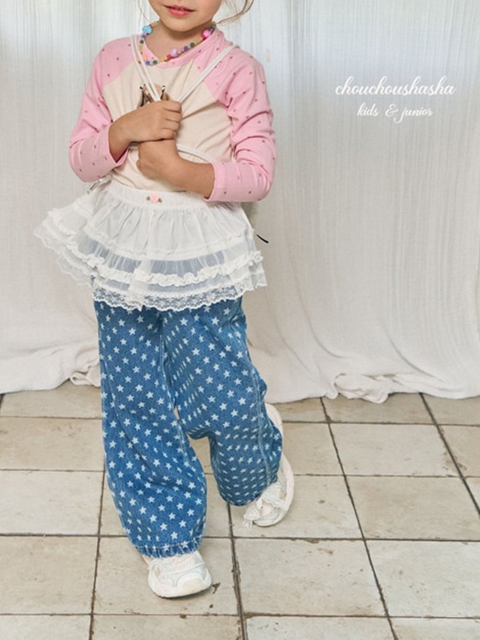 Star Denim Pants