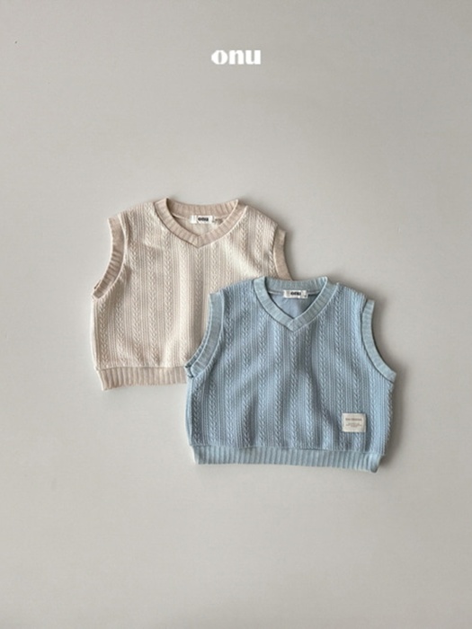 Cable Knit Vest