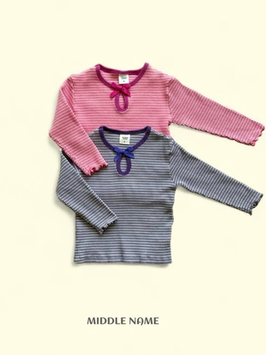Ribbon Stripe Tee Ribbon Stripe Tee