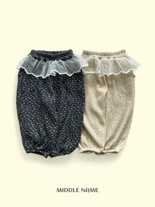 Ruffle Waffle Flower Pants