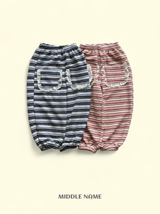 Stripe Lace Pants