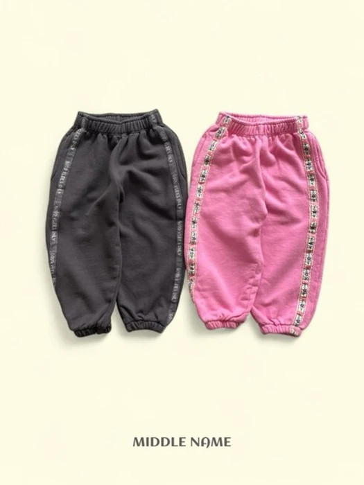 Tape Jogger Pants