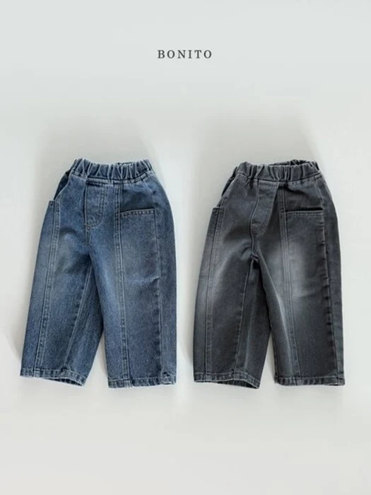 Cut Brush Denim Pants