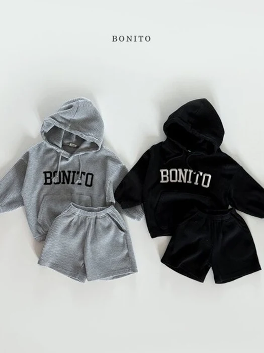 Bonito Waffle Hoodie Set Bonito Waffle Hoodie Set