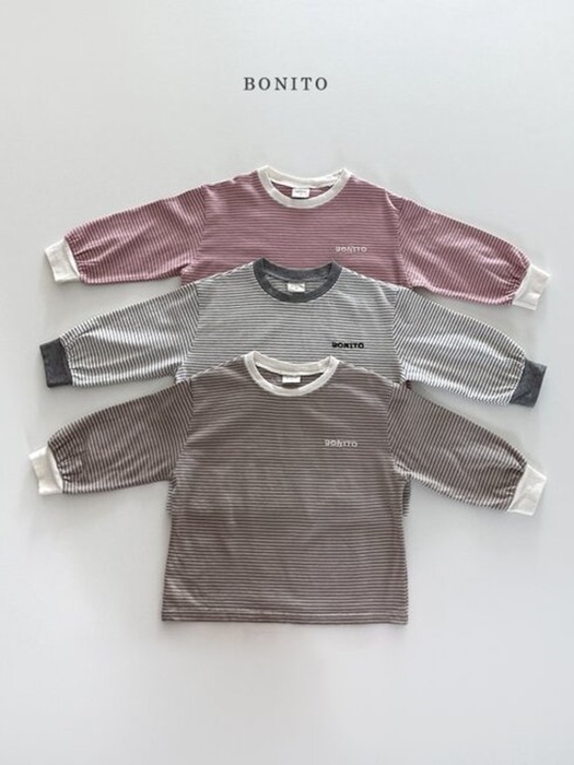 Thin Stripe Ribbed Tee