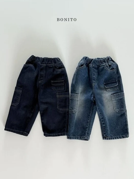 Three-Pocket Denim Pants