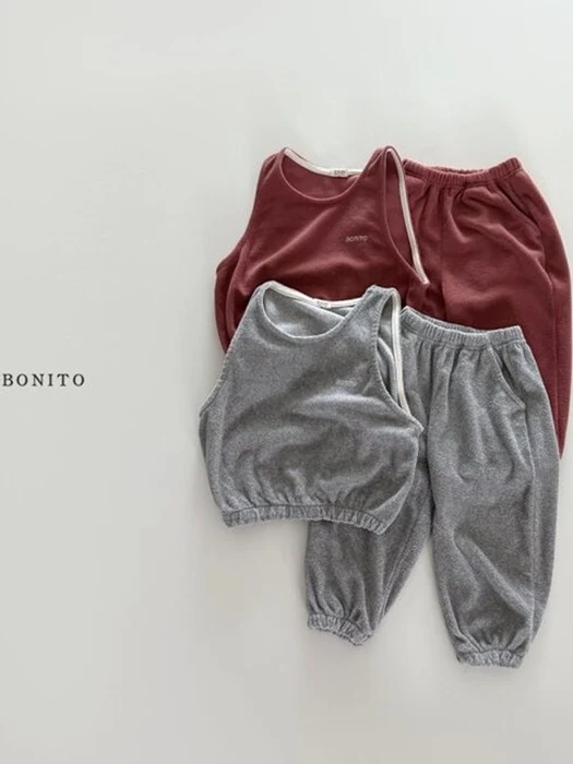 Terry Vest Set