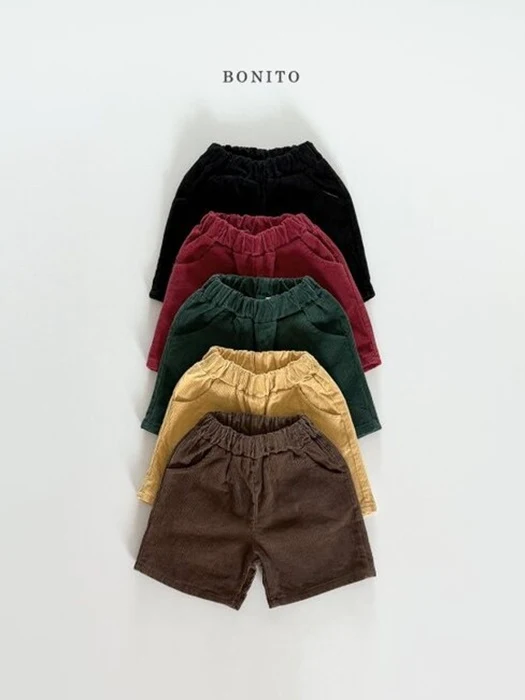 Corduroy Half Pants