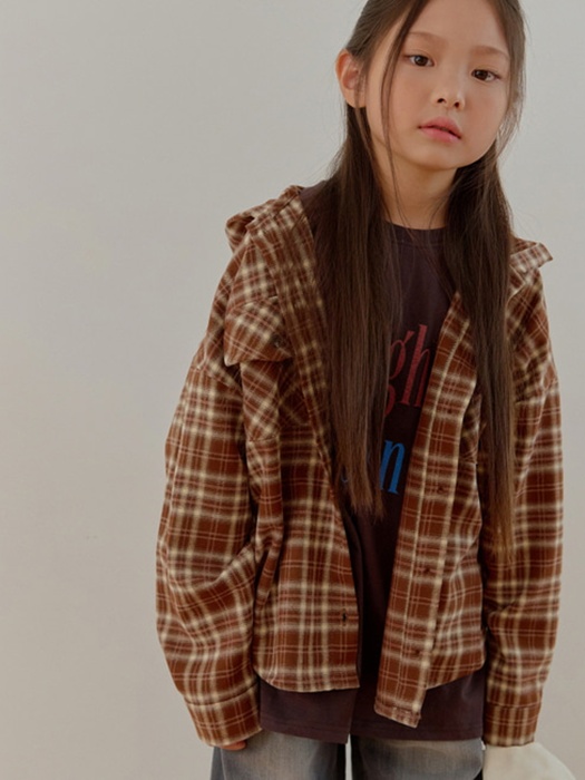 Teto Check Hoodie Shirt Teto Check Hoodie Shirt