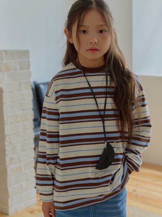 Mocha Mousse Stripe Tee Mocha Mousse Stripe Tee
