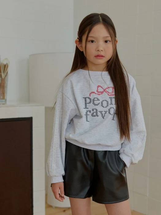 Peony Boat Neck Sweatshirt Peony Boat Neck Sweatshirt