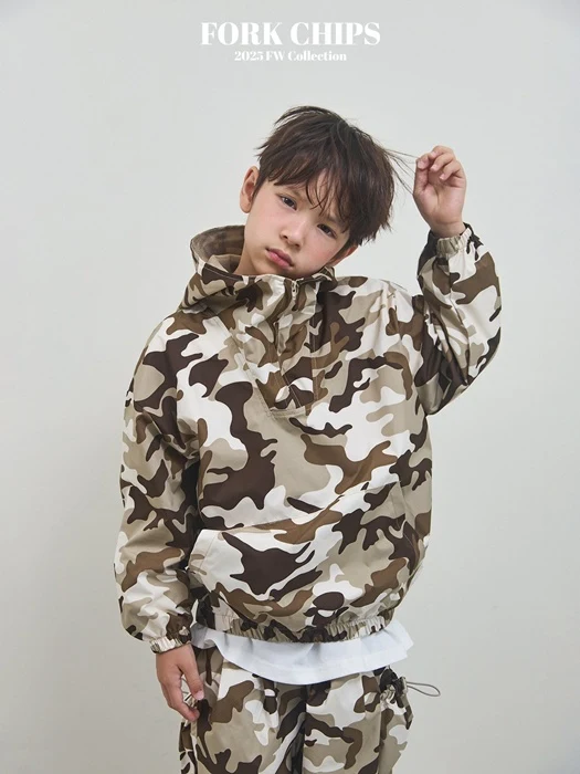 Camo Anorak Hoodie
