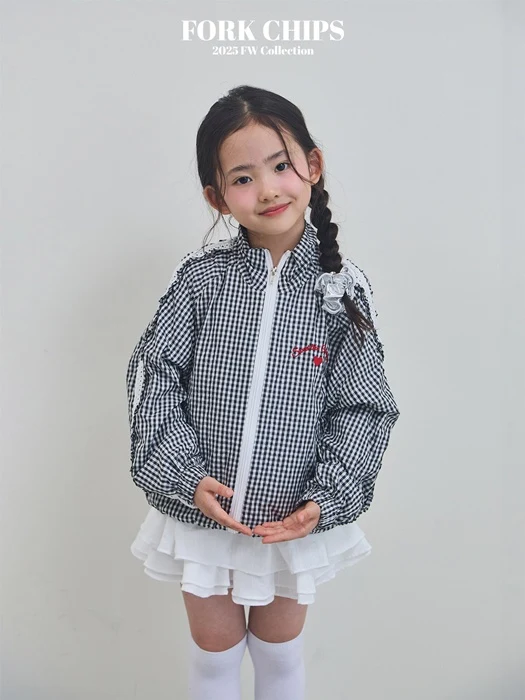 Berry Check Jacket