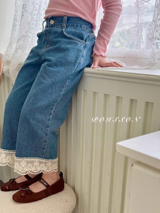 Vintage Lace Denim Pants Vintage Lace Denim Pants