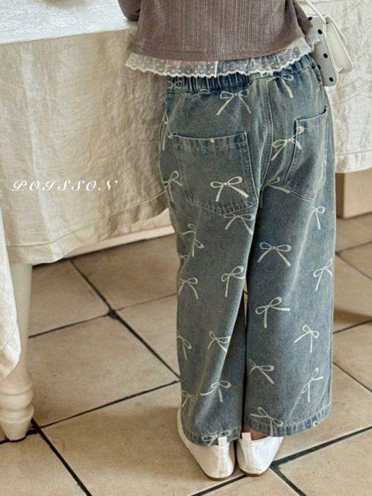 Ribbony Denim Pants