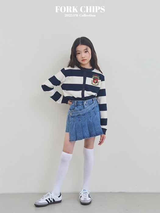 Kinder Denim Wrap Skirt