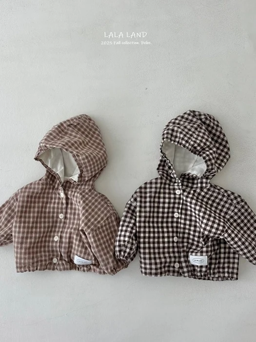 Bebe Check Hoodie Jacket Bebe Check Hoodie Jacket
