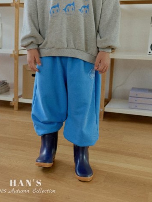 Hello Embroidery Pants