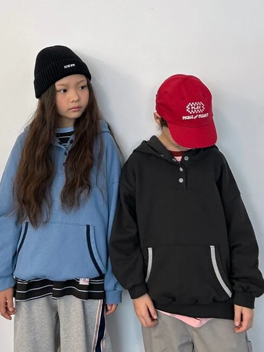 Derby Button Hoodie Derby Button Hoodie
