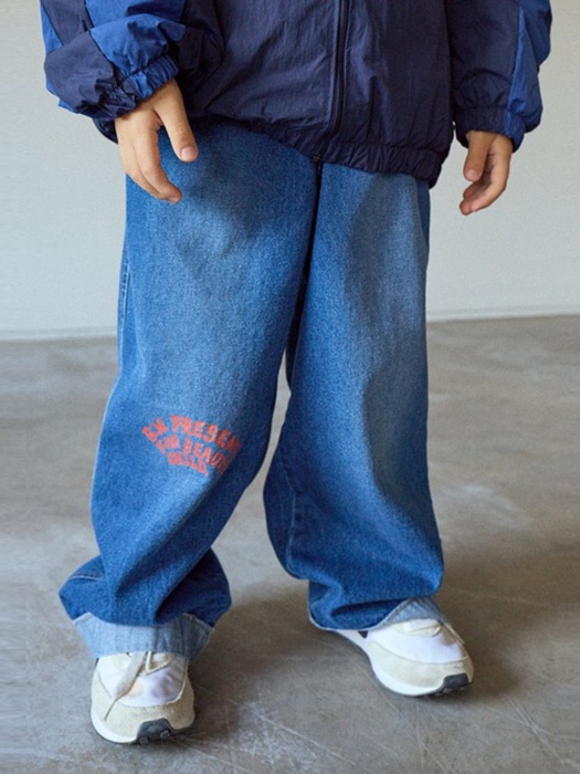 Roll-up Denim Pants
