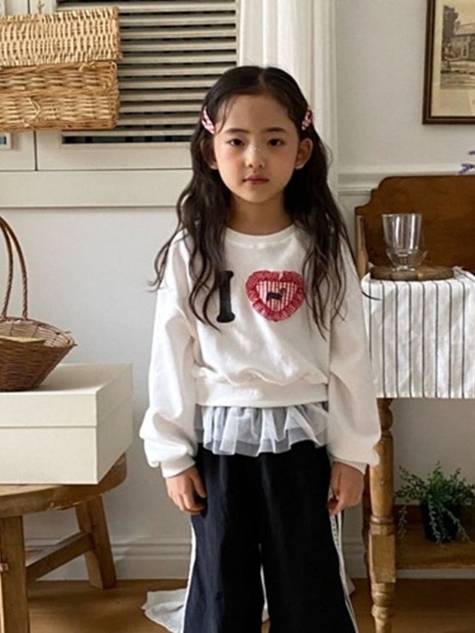 Check Heart Sweatshirt