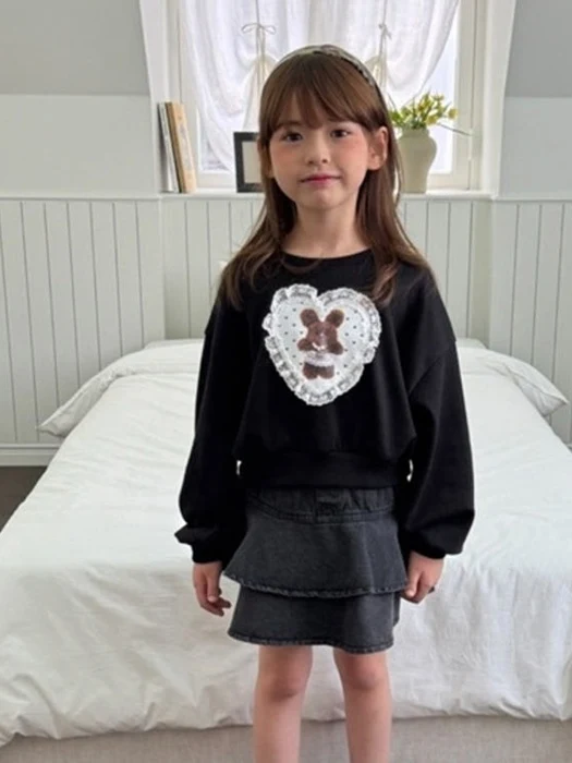 Doll Lace Sweatshirt